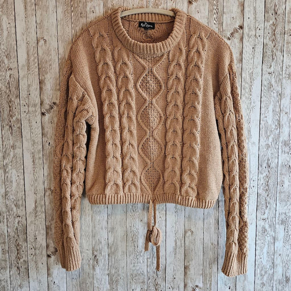 Self Esteem Sweater, L, Camel - Picture 1 of 7